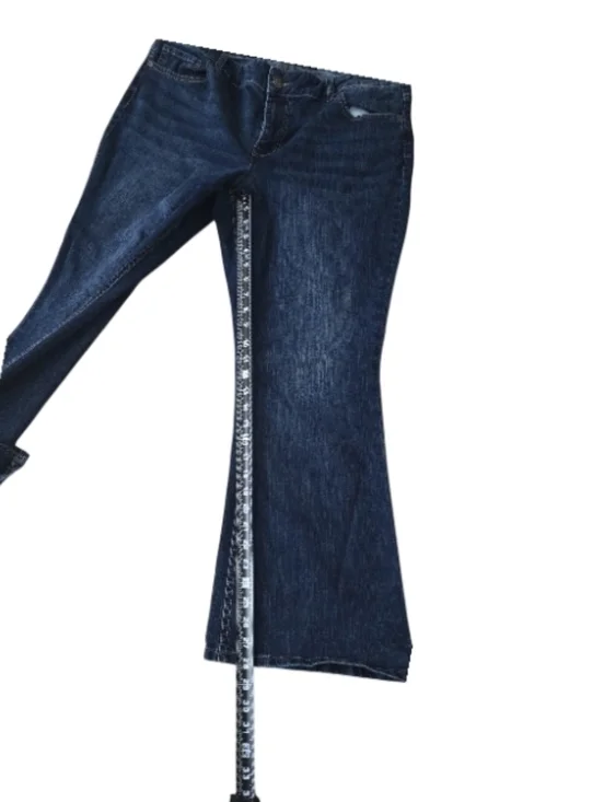 M Jeans By Maurices Bootcut Jeans Womens 16W Dark Wash Mid Rise Stretch 16W - Picture 3 of 8